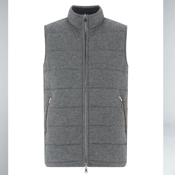 N.Peal The Mall Quilted Cashmere Vest - Picture 2 of 5